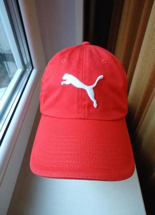 Кепка бейсболка  launched puma красная оригинал