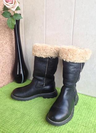 Сапоги зимние кожаные  ugg brooks shearling sheepskin s/n 54905 фото