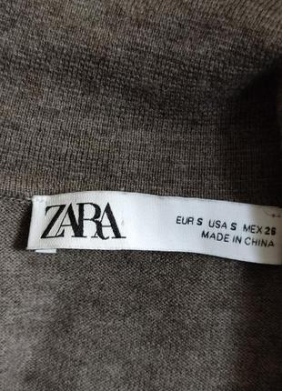 Джемпер поло оверсайз зі змішаної вовни мериноса та вовни, яка zara/5930/9 фото