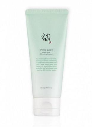 Гель-пенка для умывания beauty of joseon green plum refreshing cleanser 100 мл1 фото