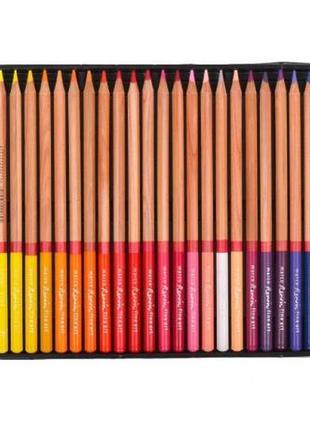 Олівці кольорові акварельні 48 кольорів "marco" renoir у металевому пеналі fineart-48tn4 фото