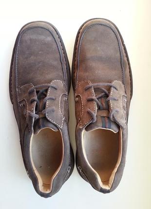 Шкіряні туфлі clarks 41р. 7g 28 см. оригінал в'єтнам5 фото