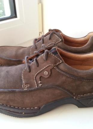 Кожаные туфли clarks 41р. 7g (28 см.) оригинал вьетнам1 фото