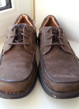 Шкіряні туфлі clarks 41р. 7g 28 см. оригінал в'єтнам2 фото