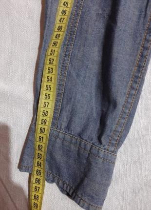Маскулинная джинсовая рубашка, рубашка8 фото