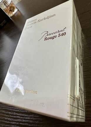 70ml baccarat rouge 540 maison francis баккара бакара руж стойкие духи шлейф