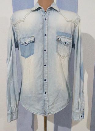 Брендова джинсова сорочка