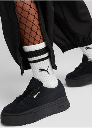 Женские замшевые кроссовки suede mayze stack platform | puma9 фото