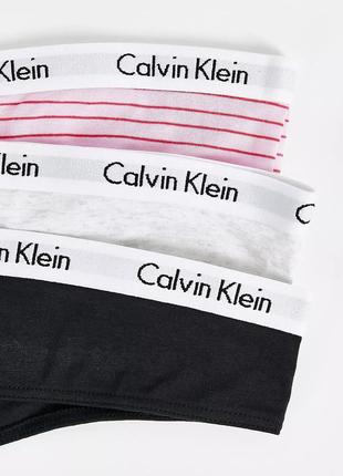 Набор трусиков тонг calvin klein2 фото