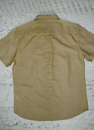 Летняя тонкая льняная мужская рубашка s5 фото