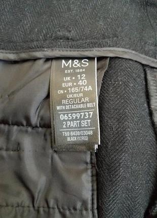 Льняные брючки m&s 12 ( l )   1.104 фото