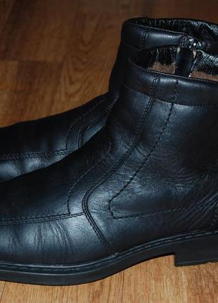 Кожаные зимние ботинки 43 р rieker tex
