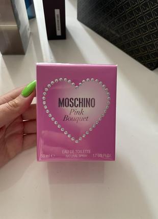 Moschino pink bouquet 50 мл подарунок  на нг дівчині1 фото