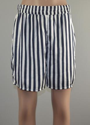 Женские, домашние шортики в полоску pieces (m)