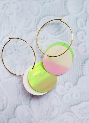 Сережки яскраві 4