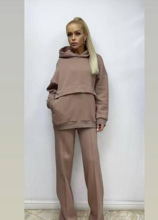 Спортивный костюм трёхнитка на флисе