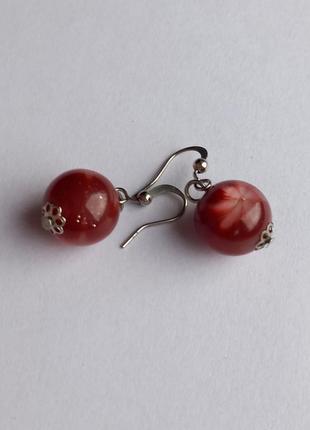 Серьги стекла