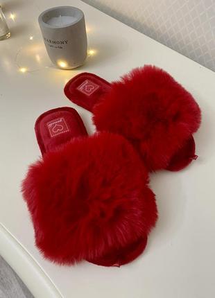 Жіночі тапочки gemelli,розмір у розмір.червоні.5 фото