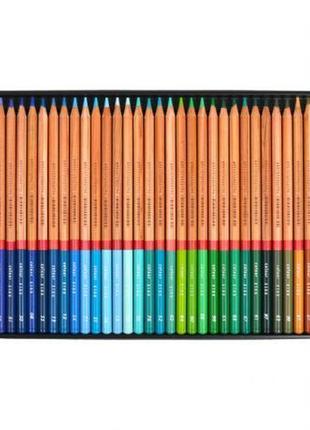 Олівці кольорові 100 кольорів "marco" renoir fine art у металевій коробці 3100-100tn4 фото