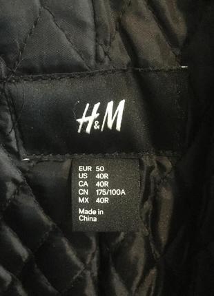 Стеганное пальто h&m3 фото