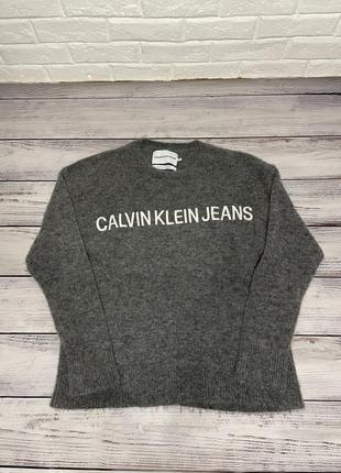 Шерстяной свитер calvin klein jeans