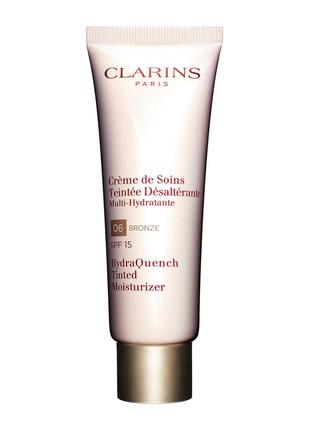 Легкий увлажняющий тональный крем clarins hydra-balanced tinted moisturizer spf152 фото