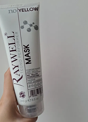 Набор для ухода за осветлёнными волосами raywell no yellow: шампунь 1000 мл + маска 250 мл