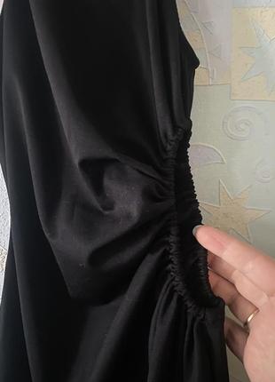 Нарядное платье сарафан с прорезью на талии2 фото