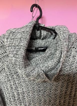 Свитер с большой горловиной 3