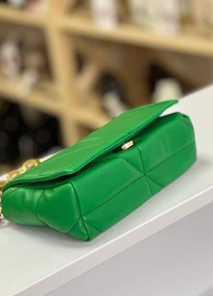 Женская зеленая сумка клатч маленькая сумка удобная сумка для телефона4 фото