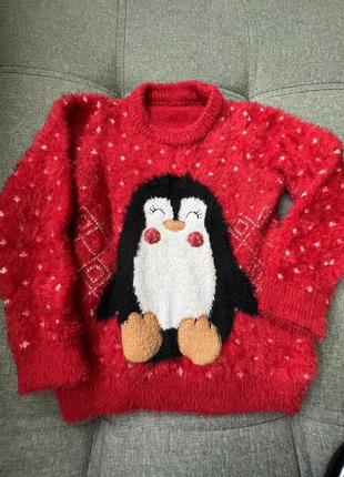 Теплий новорічний светр, кофта