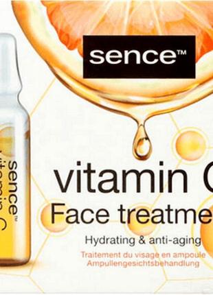 Sence vitamin c сыворотка крем для лица с витамином ц увлажняющая улучшает состояние кожи разглаживает морщины1 фото