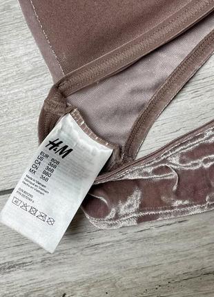 Вельветовый бралет бра топ h&m7 фото