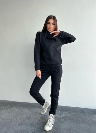 Костюми на флісі family look - стильний теплий спортивний костюм жіночий і чоловічий5 фото