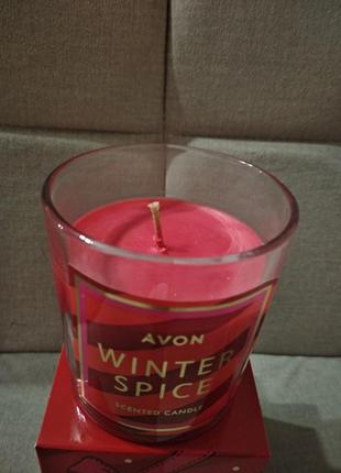 Ароматическая свеча avon winter spice3 фото