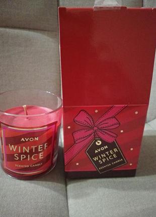 Ароматическая свеча avon winter spice2 фото