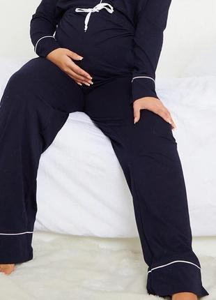 Домашние штаны для беременных, домашние пижамные штаны для беременных