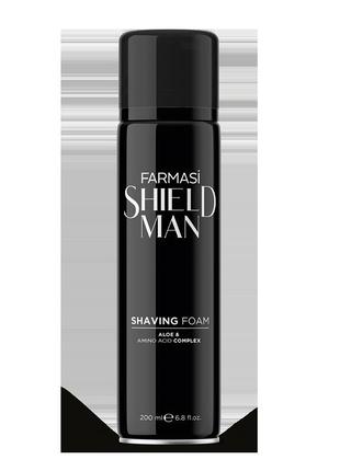 Пена для бритья для мужчин shield man amino acid farmasi (фармаси), 200 мл1 фото