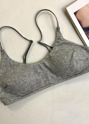 Топ бра в рубчик від h&m!
