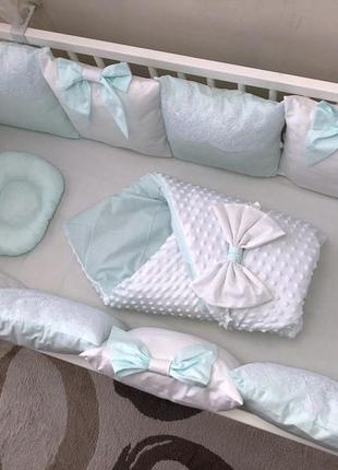 Комплект постельного белья baby comfort грация мятный