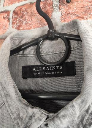 Джинсовая рубашка all saints