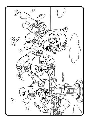 Книжка-раскраска щенячий патруль "настоящие герои" 228007 на укр. языке