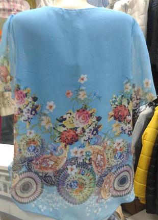 Шифонова блузка жіноча. нова!!!2 фото