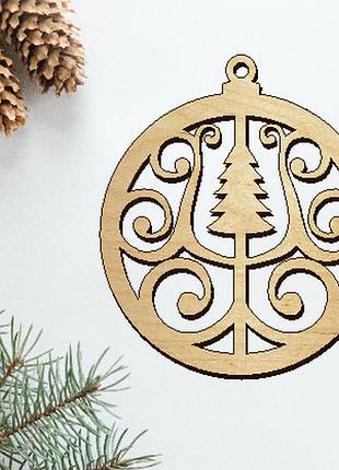 Заготівля з фанери кулька 3,10 см