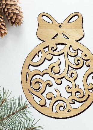 Заготівля з фанери кулька 5-10 см