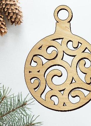 Заготівля з фанери шарик1-10 см