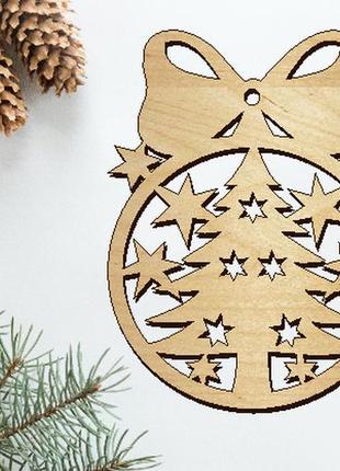 Заготівля з фанери кулька 4,10 см