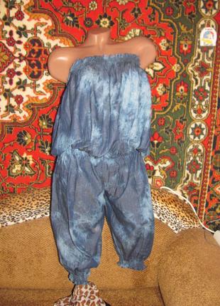 Легкий комбінезон під джинс на гумці