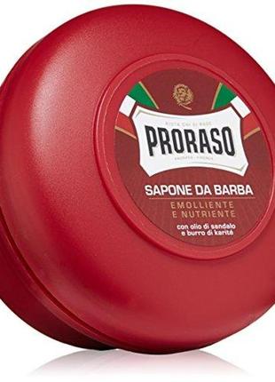 Мыло для бритья proraso питательное (сандаловое дерево) 150 мл