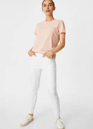 Джинси жіночі skinny, розмір євро 40, колір білий